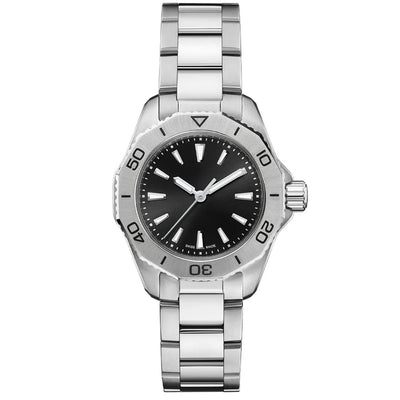 Aquarecer Professional 200 Black Dial 30mm